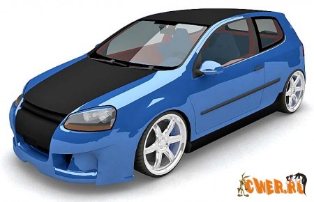 Volkswagen golf 3d model