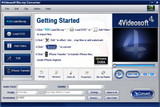 4Videosoft Blu-Ray Converter 3