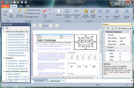 Math Resource Studio 5.0.10.1