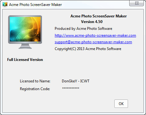 Acme Photo ScreenSaver Maker