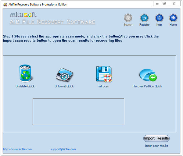 Aidfile Recovery Software Professional