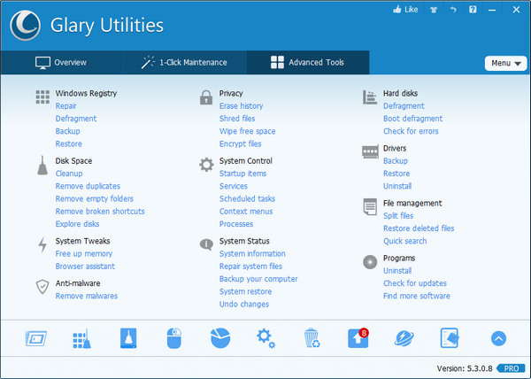 Glary Utilities Pro