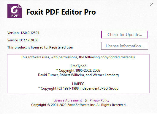 Foxit PDF Editor Pro