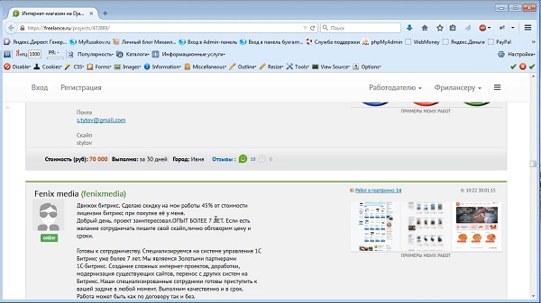 Заработок на создании сайтов под заказ1