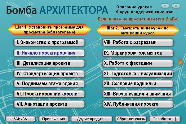 Бомба архитектора: полное руководство по Autocad Architecture