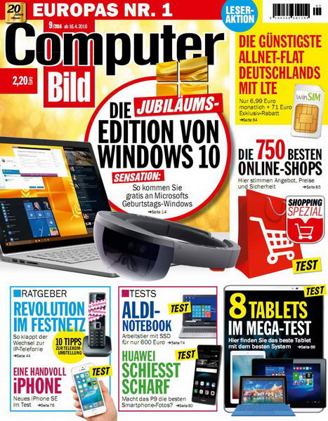 Computer Bild №9 (April 2016) Germany