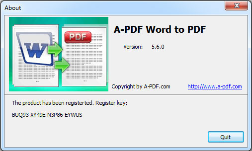 A-PDF Word to PDF