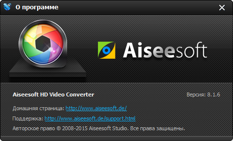 Aiseesoft HD Video Converter 8.1.6 + Rus 