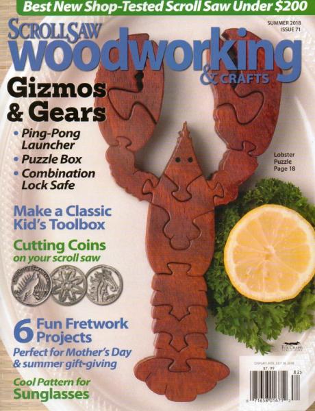 ScrollSaw Woodworking & Crafts №71 (Summer 2018)