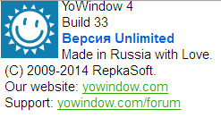 YoWindow Unlimited Edition 4 Build 33 Final