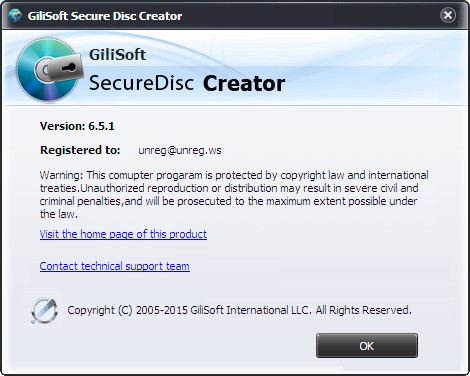 Secure Disc Creator