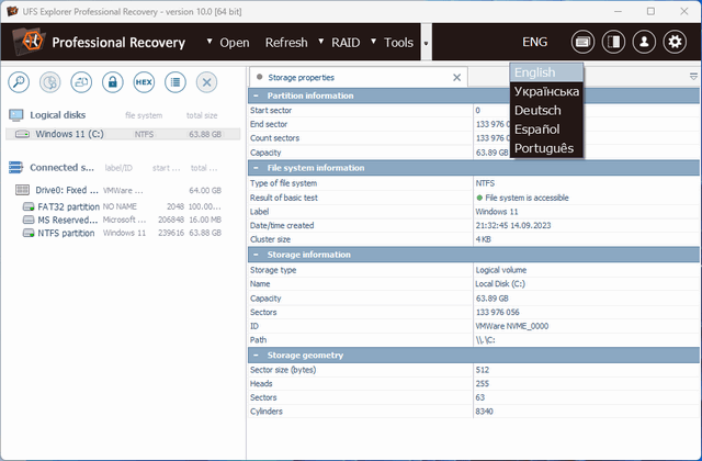 UFS Explorer Professional Recovery 10