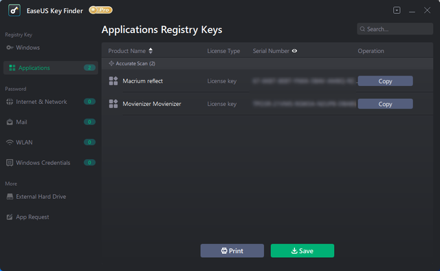 EaseUS Key Finder Pro 4.0.0