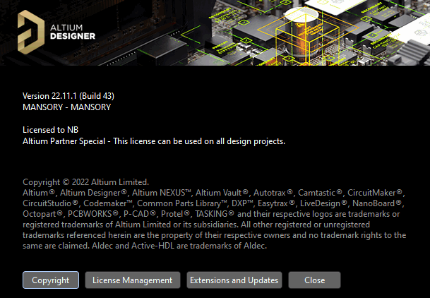 Altium Designer 22.11.1 Build 43