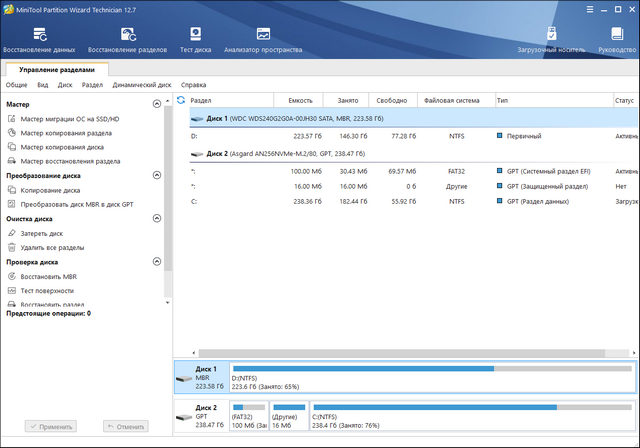 MiniTool Partition Wizard 12.7