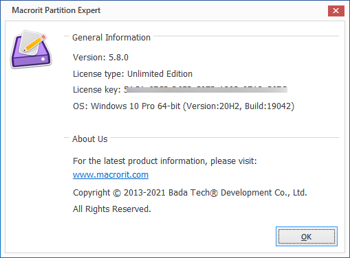 Macrorit Partition Expert 5.8.0