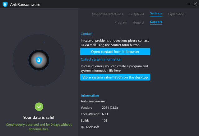 Abelssoft AntiRansomware 2021 21.3.103