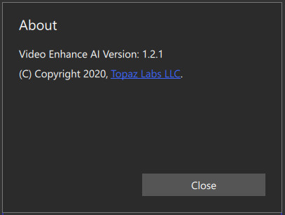 Topaz Video Enhance AI 1.2.1