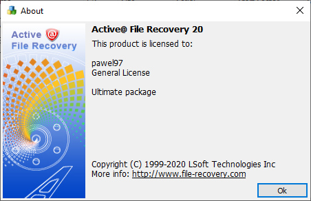 Active File Recovery 20.0