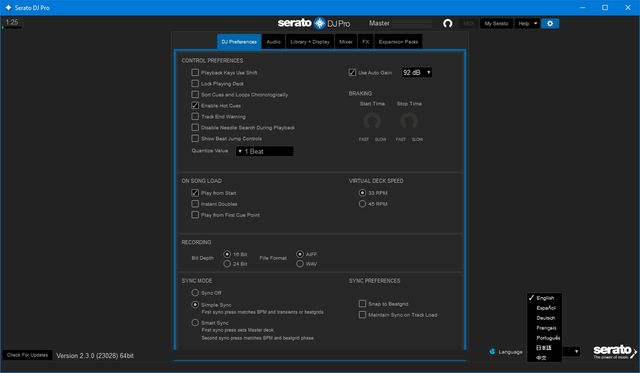 Serato DJ Pro 2.3.0 Build 28