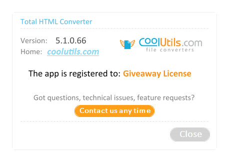 Total HTML Converter 5.1.0.66