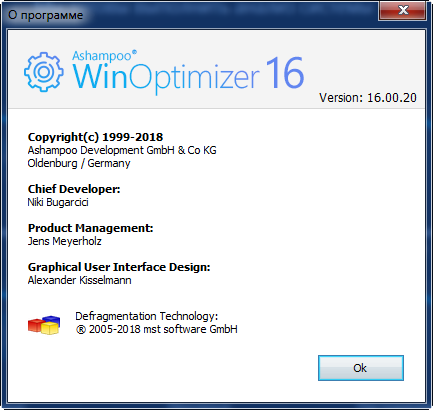 Ashampoo WinOptimizer 16.00.20