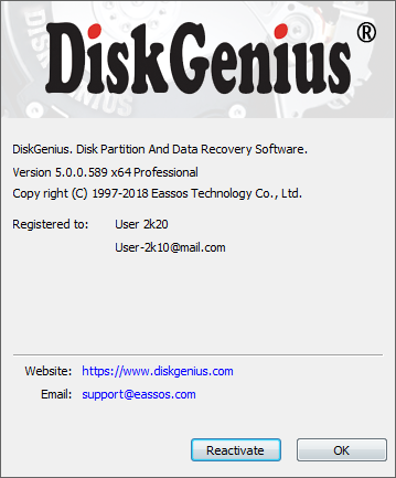 DiskGenius Professional 5.0.0.589