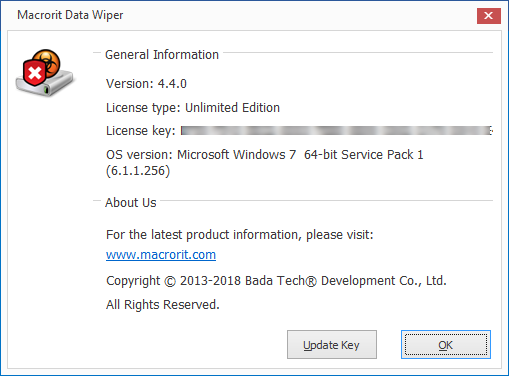 Macrorit Data Wiper 4.4.0