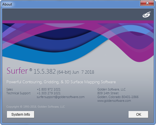 Golden Software Surfer 15.5.382