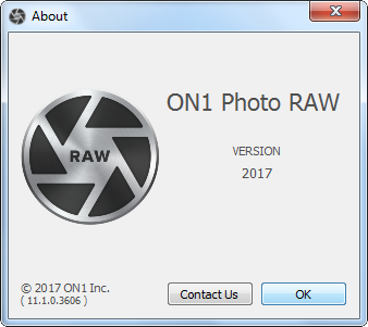 ON1 Photo RAW 2017 11.1.0.3606