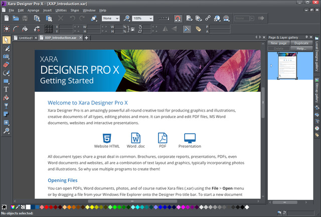 Xara Designer Pro X 