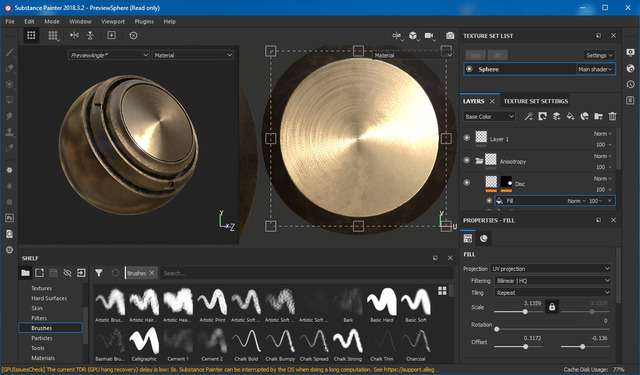 Allegorithmic Substance Painter