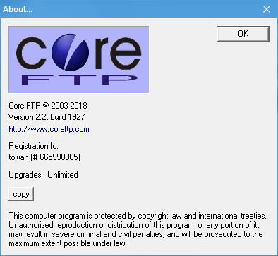 Core FTP Pro