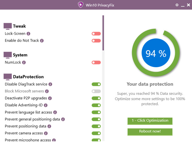 Abelssoft Win10 PrivacyFix 2.0