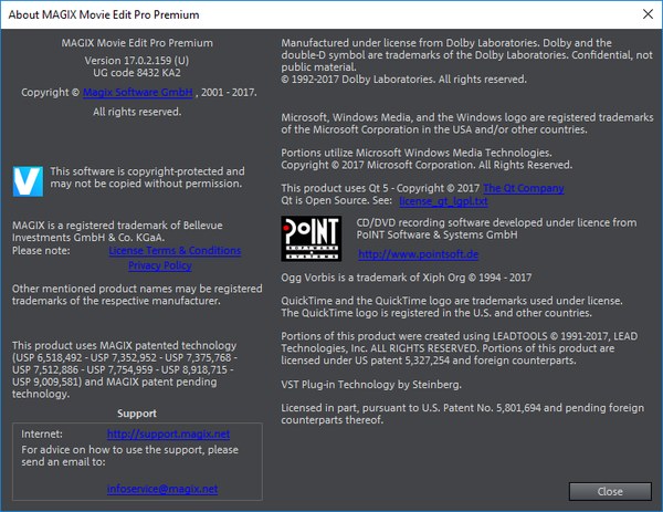 MAGIX Movie Edit Pro Premium 2018 17.0.2.159