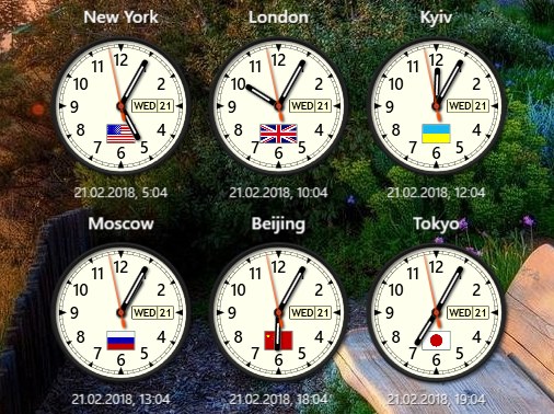 Sharp World Clock