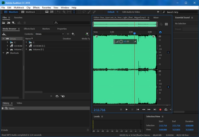 Adobe Audition CC 2018