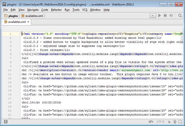 JetBrains WebStorm 2016.2