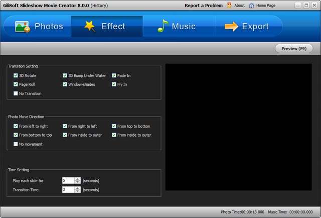 Gilisoft Slideshow Movie Creator 8.0.0