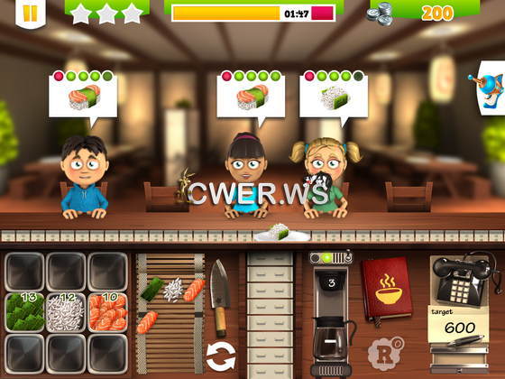 скриншот игры Youda Sushi Chef 2