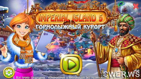 скриншот игры Императорский остров 5. Горнолыжный курорт