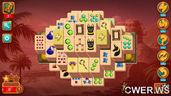 скриншот игры Mahjong Riddles: Egypt