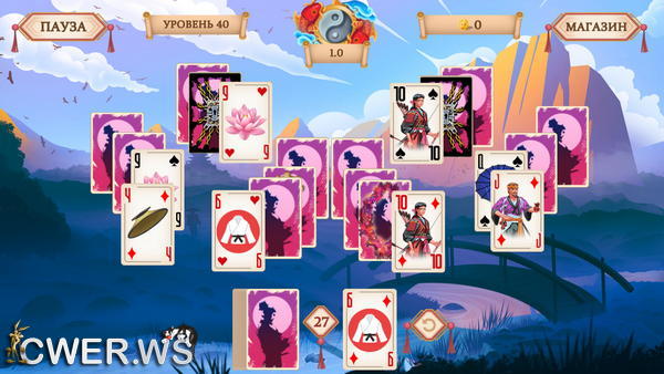 скриншот игры Samurai Solitaire: Threads of Fate