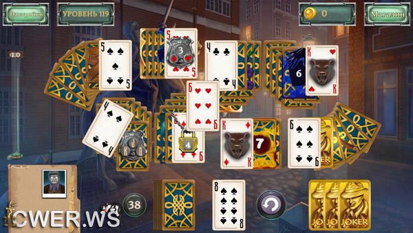 скриншот игры Detective Secrets Solitaire: The Curse of the Village