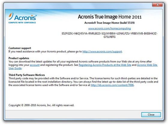 Acronis True Image Home