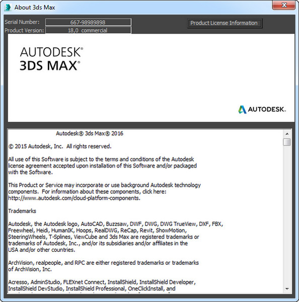 Autodesk 3ds Max 2016