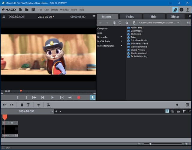 MAGIX Movie Edit Pro 2017 Plus