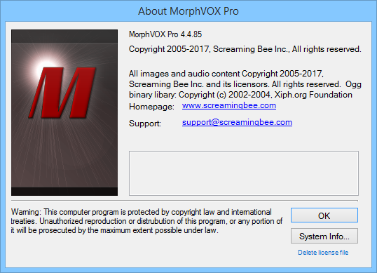 Screaming Bee MorphVOX Pro