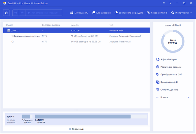 EaseUS Partition Master