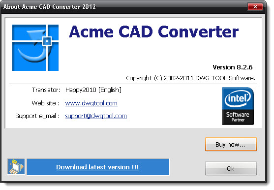 Acme CAD Converter 2012 v8.2.6